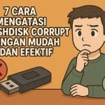 7 cara mengatasi flashdisk corrupt dengan mudah dan efektif