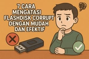 7 cara mengatasi flashdisk corrupt dengan mudah dan efektif